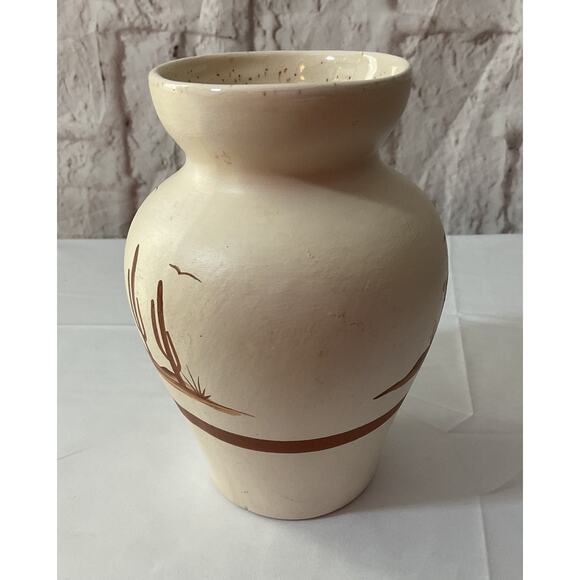 Vintage Hand Crafted Sundance Southwest Pottery Vase By Thora Tempe Arizona - Picture 7 of 8
